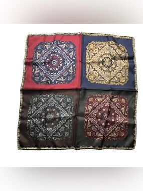 ✨ Taj Mahal Ashear Vintage Silk Scarf ✨